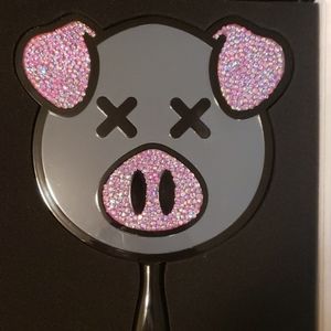 SOLD💎Jefree Star Hot Pink Bling Mirror 🐷